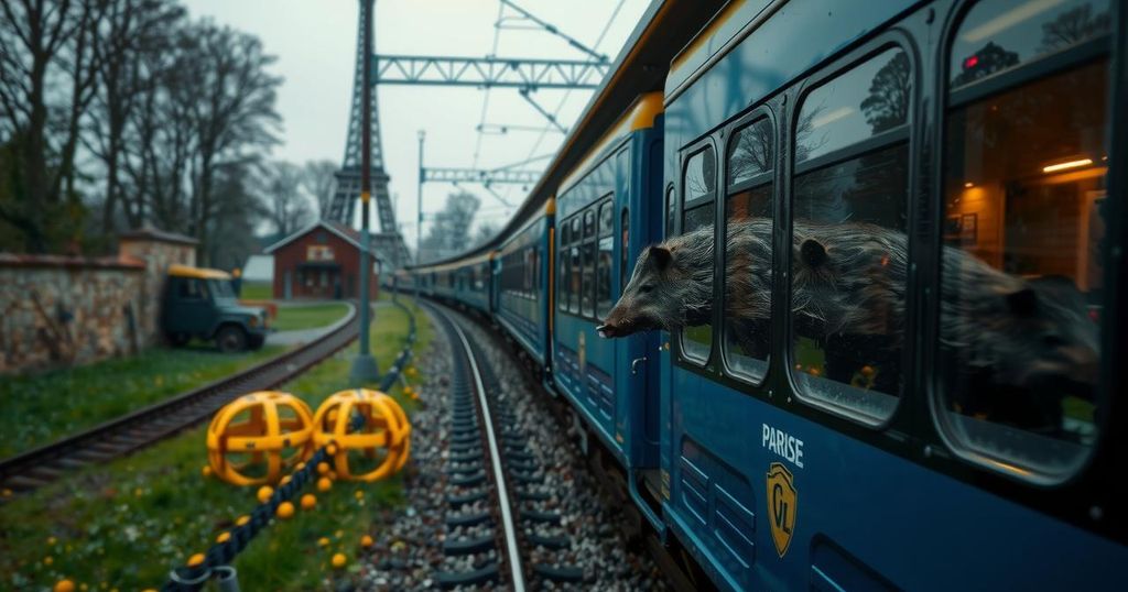 Storms and Boars: A Train’s Wild Journey from Caen to Paris Delayed by Hours