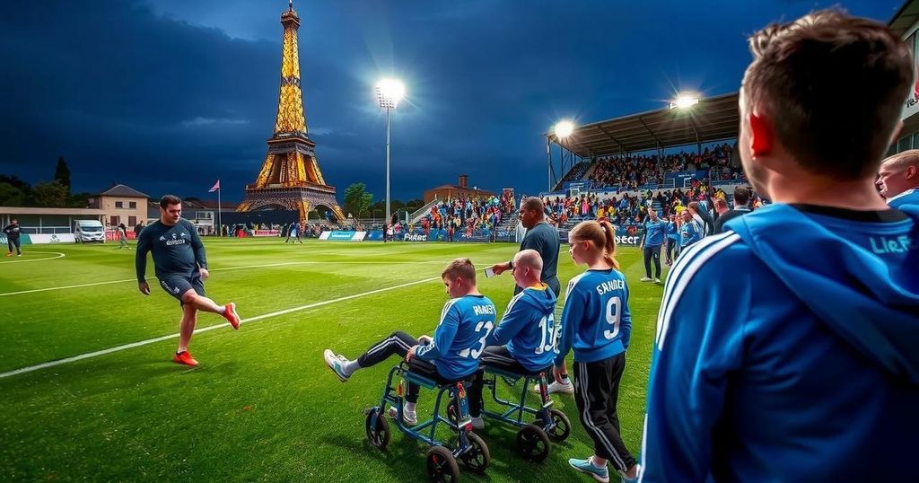 Paris FC Handifoot Champions Spread Awareness of Disability in Béziers