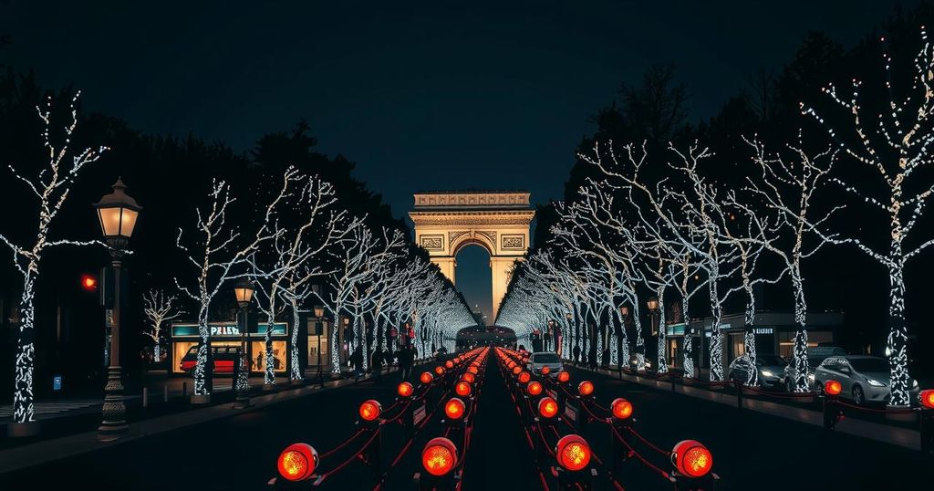 Tony Estanguet Illuminates Champs-Élysées for Festive Christmas Celebration