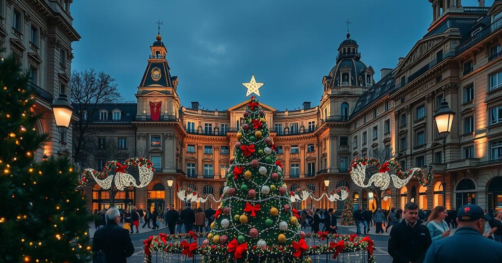 Champs-Elysées Lights Up with Festive Spirit and Popcorn Salé Concert